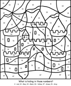 Free Printable Color By Number Worksheets | Ultimate Printable Hub